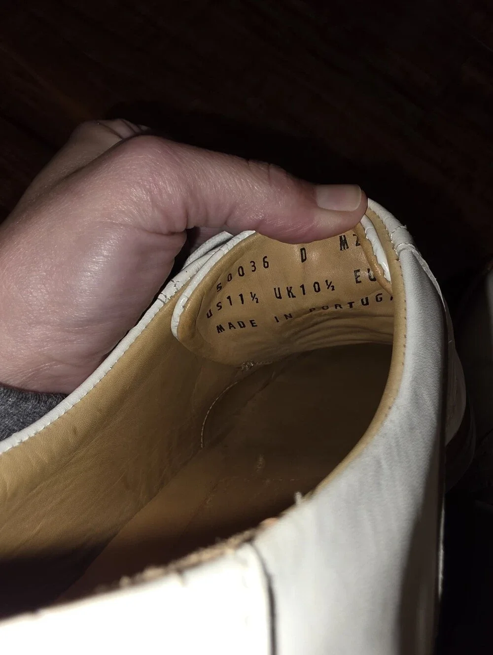 FootJoy 1857 White Leather Golf Shoes